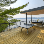 horizontal deck railing ideas