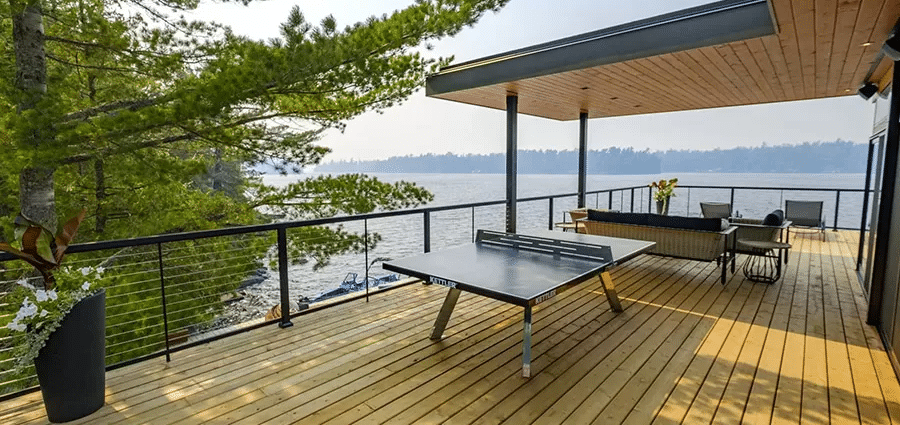 horizontal deck railing ideas